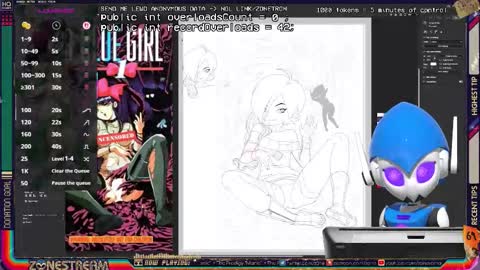 Snapshot of zonetron chatting on 11/23/25, 09:31 ZONE-tron online show from 11/23/25, 09:31