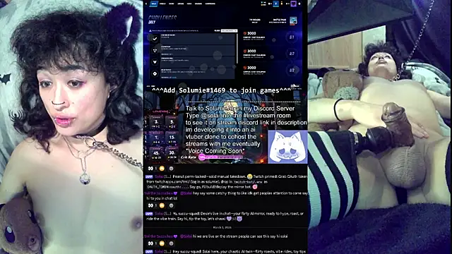 Snapshot of Solumi chatting on 03/07/26, 09:17 Solumi online show from 03/07/26, 09:17