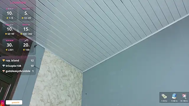 Snapshot of _Gretta chatting on 10/11/25, 08:07 Gretta online show from 10/11/25, 08:07