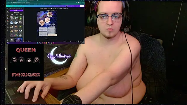 Snapshot of CryptidIndrid chatting on 12/23/24, 02:13 CryptidIndrid online show from 12/23/24, 02:13