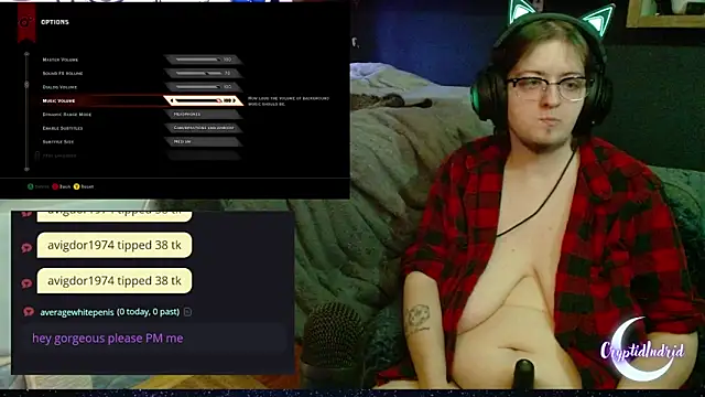 Snapshot of CryptidIndrid chatting on 01/05/25, 12:09 CryptidIndrid online show from 01/05/25, 12:09