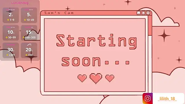  Lilith 18  online show from 05/31/26, 07:15