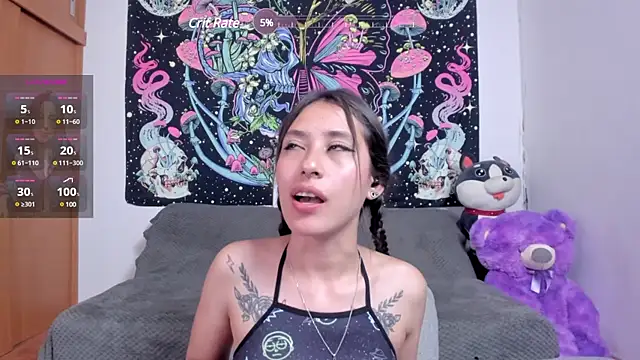 Snapshot of aciddollhell chatting on 02/13/25, 01:08 aciddollhell online show from 02/13/25, 01:08