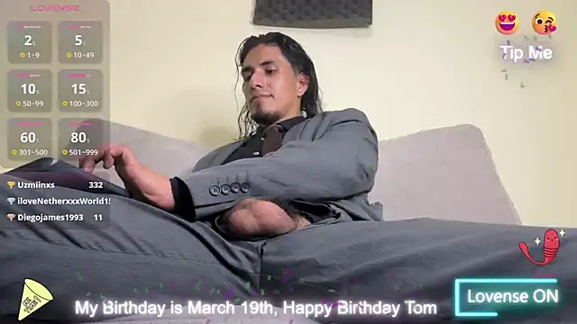 Tom blunt96 online show from 03/20/25, 03:56