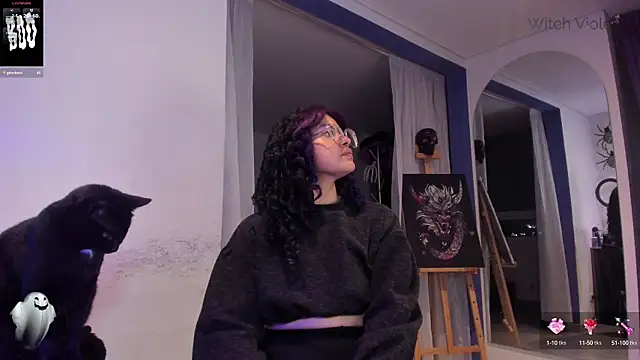 Snapshot of witchviolet chatting on 02/26/25, 01:43 witchviolet online show from 02/26/25, 01:43