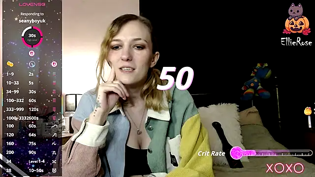 Snapshot of EllieeRose chatting on 10/27/25, 02:48 EllieeRose online show from 10/27/25, 02:48