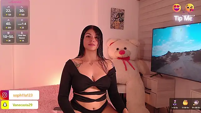 Snapshot of SophiaKarson chatting on 01/28/25, 11:39 SophiaKarson online show from 01/28/25, 11:39