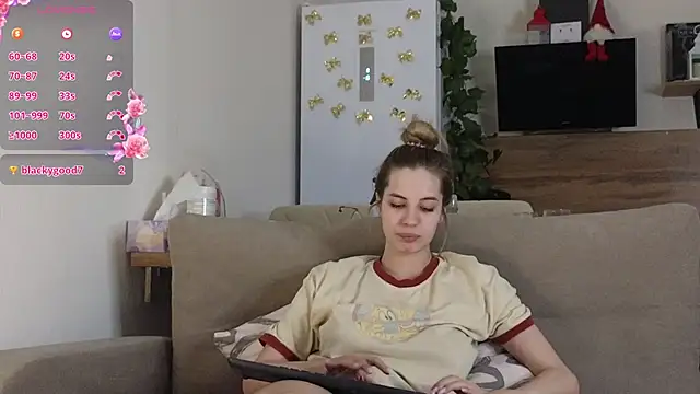 Girl alone home online show from 01/31/25, 06:25