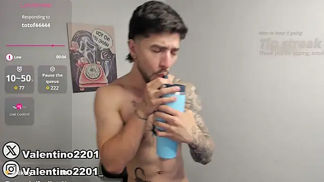 Valentino Xander online show from 03/01/25, 04:15