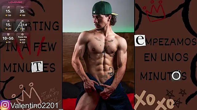 Snapshot of Valentino_Xander chatting on 07/17/26, 03:24 Valentino Xander online show from 07/17/26, 03:24