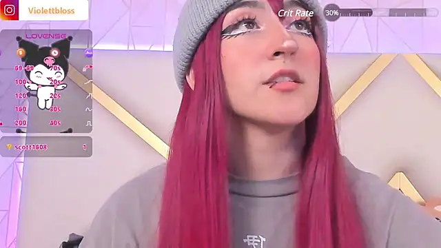 Violettbloss online show from 02/12/25, 09:11