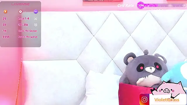 Violettbloss online show from 09/25/25, 03:10