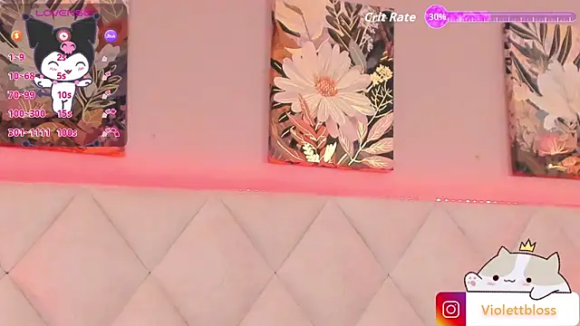 Violettbloss online show from 10/23/25, 03:17