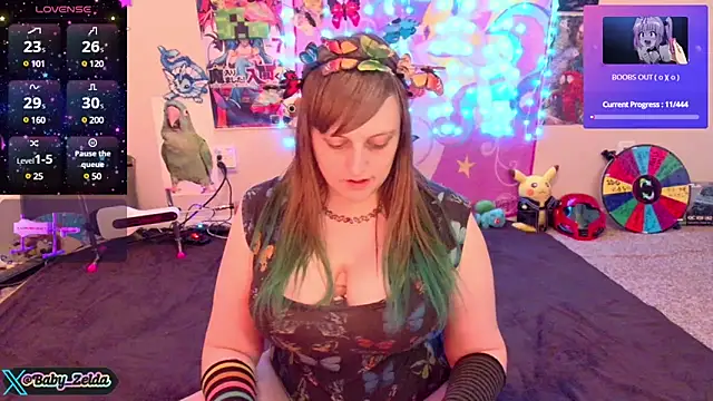 BabyZelda online show from 12/31/24, 02:14