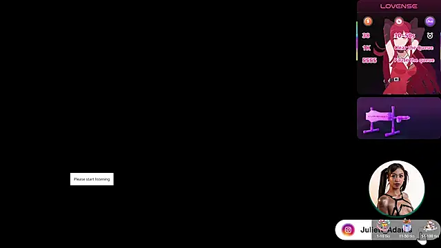 Juliett Adams  online show from 11/07/25, 11:27