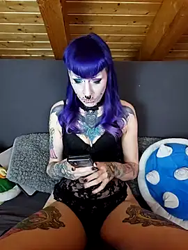 Purple Coffin666 online show from 02/15/25, 06:01