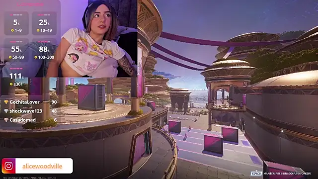 Alice woodville online show from 02/13/25, 09:49