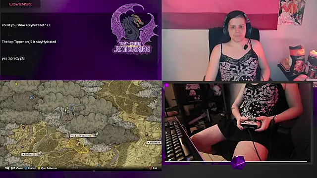 Rae-Suon online show from 02/21/25, 01:11