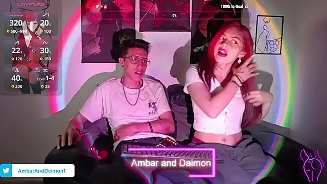 Ambar and daimon  online show from 09/16/25, 10:05
