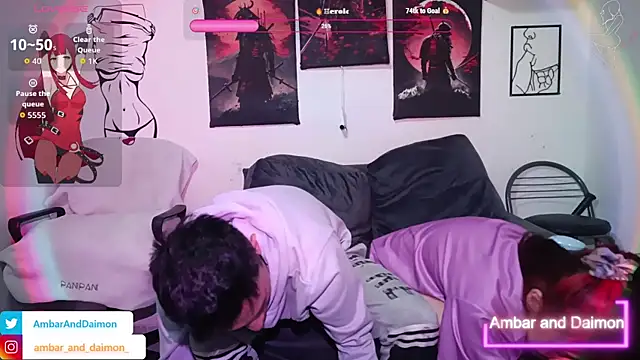 Ambar and daimon  online show from 10/01/25, 05:13