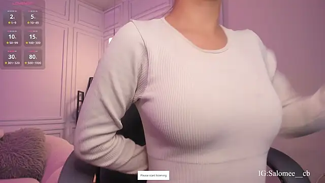 Snapshot of Salome__evans chatting on 12/15/25, 02:43 Salome evans online show from 12/15/25, 02:43
