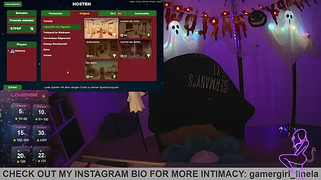 Gamergirl-Linela online show from 10/26/25, 09:31