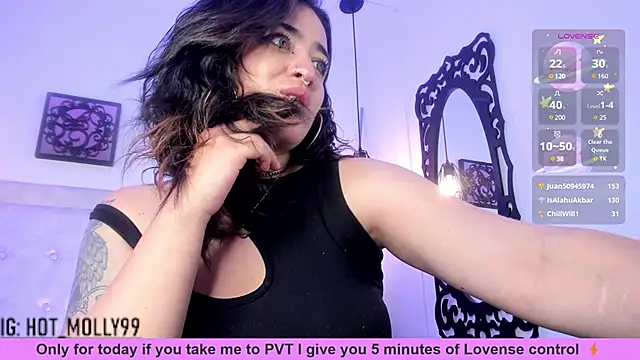 Molly 25 online show from 02/11/25, 08:58