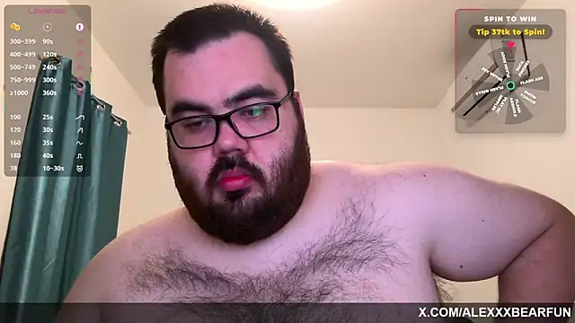 Snapshot of alexxxbear chatting on 02/22/26, 09:24 alexxxbear online show from 02/22/26, 09:24