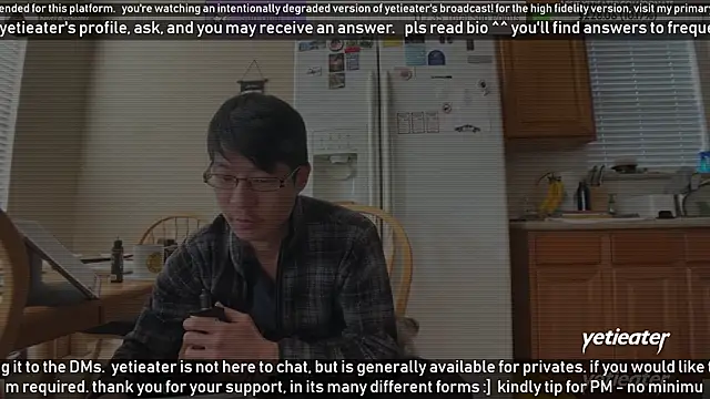 Snapshot of yetieater chatting on 01/07/25, 07:17 yetieater online show from 01/07/25, 07:17