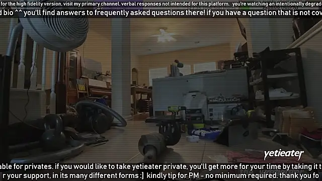 Snapshot of yetieater chatting on 01/14/25, 10:12 yetieater online show from 01/14/25, 10:12