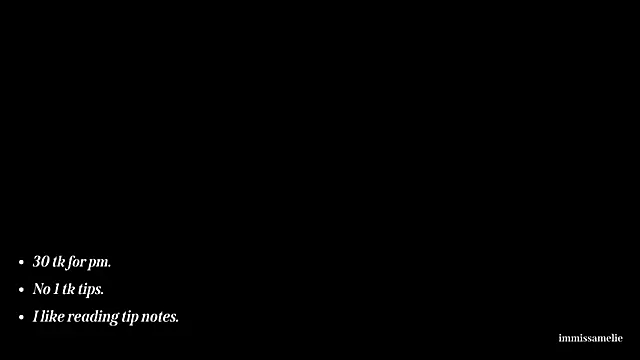 Snapshot of ImMissAmelie chatting on 10/26/25, 11:53 ImMissAmelie online show from 10/26/25, 11:53