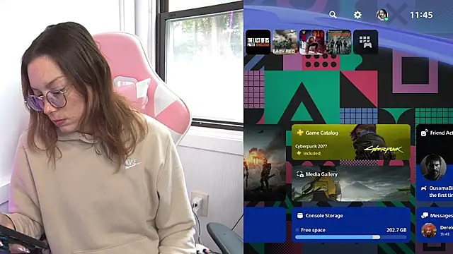 SpaceCowWhore online show from 10/14/25, 03:46