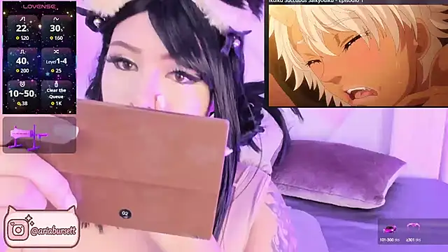 Snapshot of AriaBursett chatting on 10/16/25, 04:41 AriaBursett online show from 10/16/25, 04:41