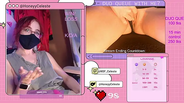 HoneyyCeleste online show from 09/23/25, 09:40