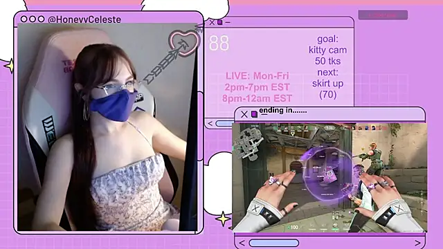 HoneyyCeleste online show from 07/28/26, 07:04