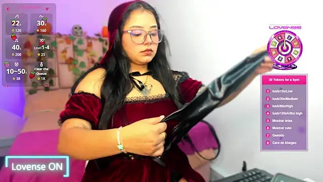 SofiDoll cg online show from 10/31/25, 12:39