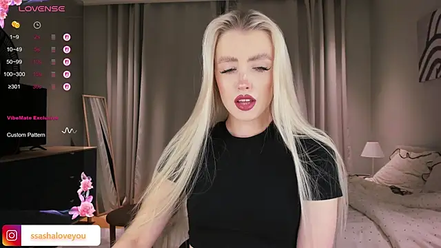 sashaloveyou online show from 11/14/25, 09:46