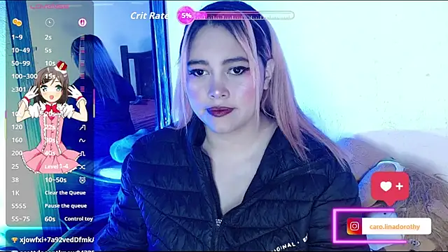 Snapshot of caro_lina20 chatting on 09/25/25, 12:03 caro lina20 online show from 09/25/25, 12:03