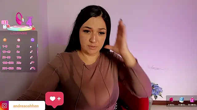 Snapshot of andrea-cohen chatting on 10/14/25, 02:29 andrea-cohen online show from 10/14/25, 02:29