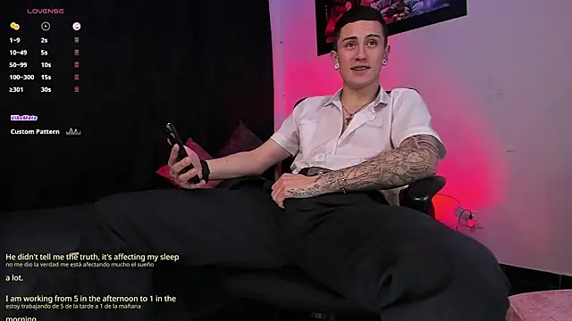 Snapshot of Sebas_maverick chatting on 10/27/25, 10:36 Sebas maverick online show from 10/27/25, 10:36