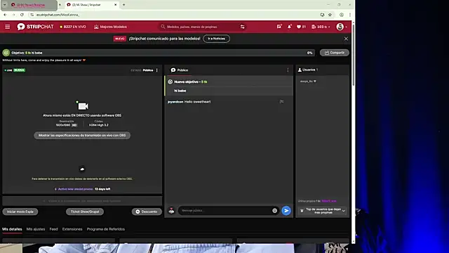 Snapshot of MissKatrina_ chatting on 10/13/25, 07:36 MissKatrina  online show from 10/13/25, 07:36