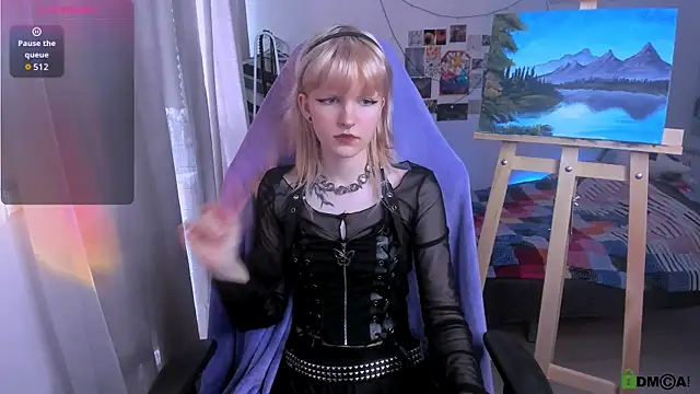Snapshot of Mel_the_drawer chatting on 03/24/26, 12:43 Mel the drawer online show from 03/24/26, 12:43