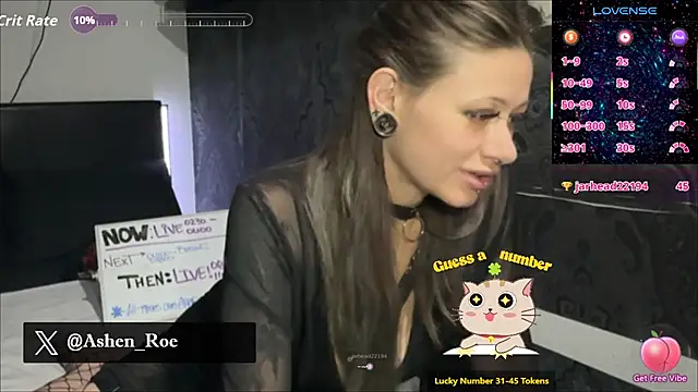 AshenRoe online show from 03/09/26, 09:35