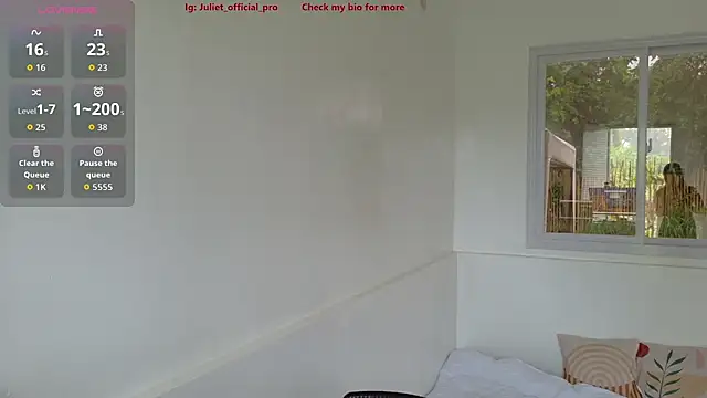 Juliet official pro online show from 07/24/26, 12:19