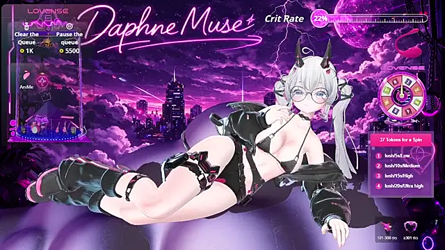 Muse Daphne online show from 03/14/26, 08:03
