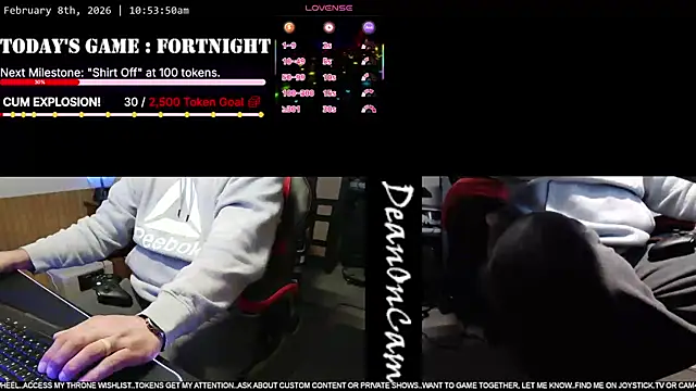 Snapshot of DeanonCam chatting on 02/08/26, 04:54 DeanonCam online show from 02/08/26, 04:54