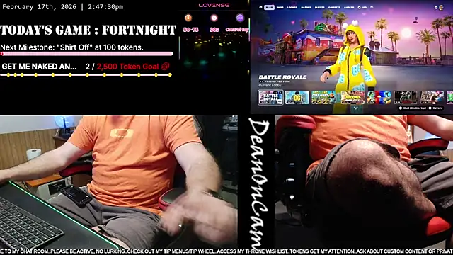 Snapshot of DeanonCam chatting on 02/17/26, 08:48 DeanonCam online show from 02/17/26, 08:48