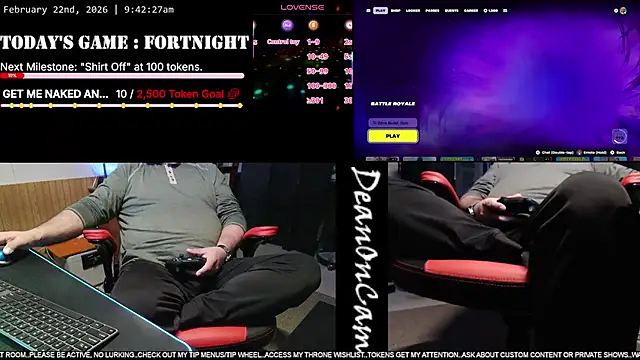 Snapshot of DeanonCam chatting on 02/22/26, 03:43 DeanonCam online show from 02/22/26, 03:43