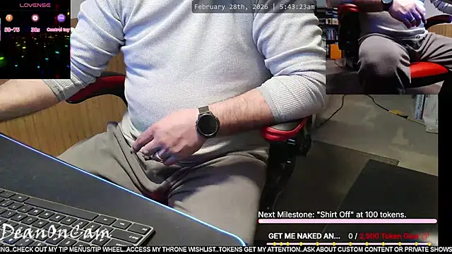 Snapshot of DeanonCam chatting on 02/28/26, 11:44 DeanonCam online show from 02/28/26, 11:44