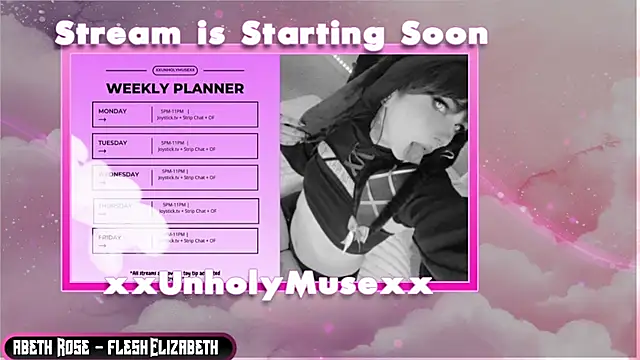 xxunholymusexx online show from 07/16/26, 08:59